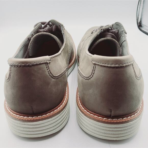 G.H. Bass & Co. Gray Suede Leather Lace Up Oxford Derby Size 9.5M - Picture 7 of 11